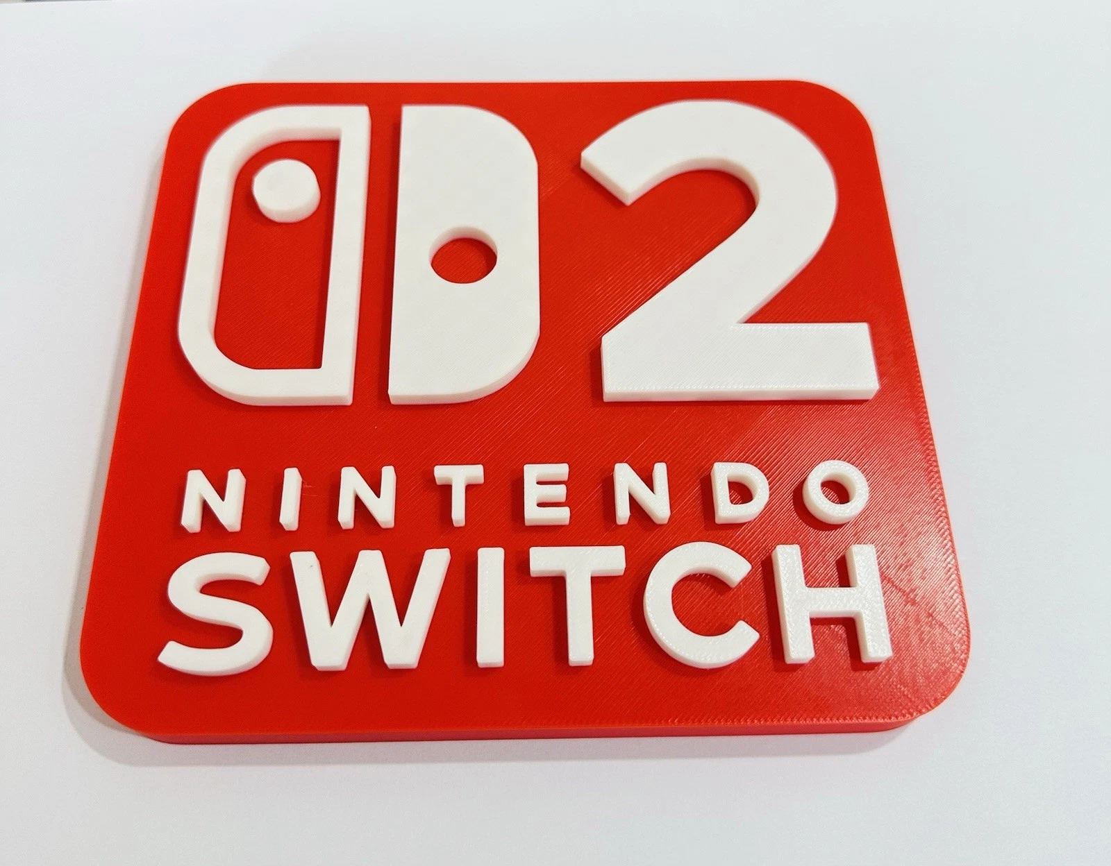 Decorative Nintendo Switch 2 logo Sign Display Standing Room