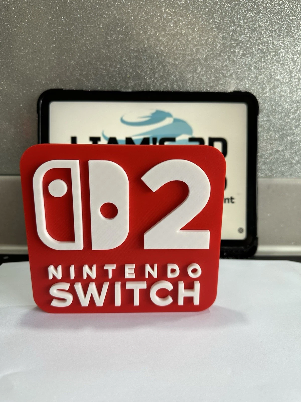 Decorative Nintendo Switch 2 logo Sign Display Standing Room