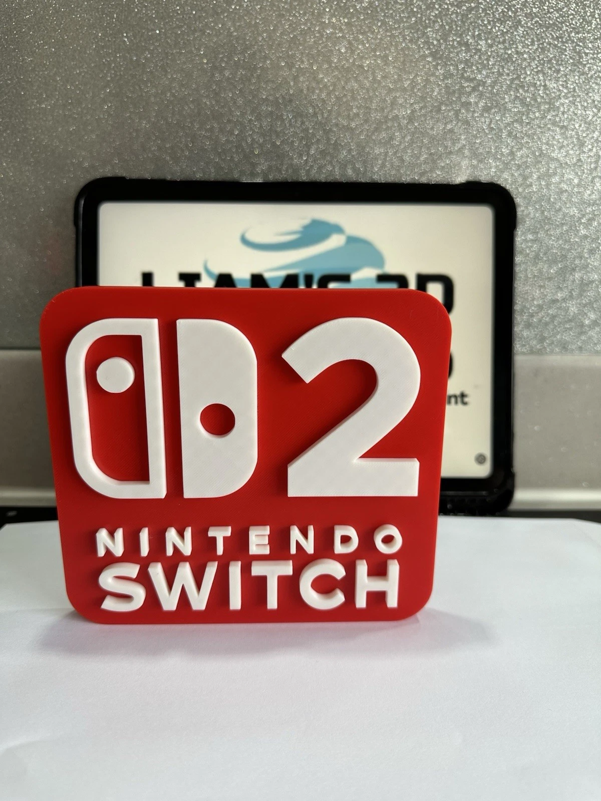 Decorative Nintendo Switch 2 logo Sign Display Standing Room