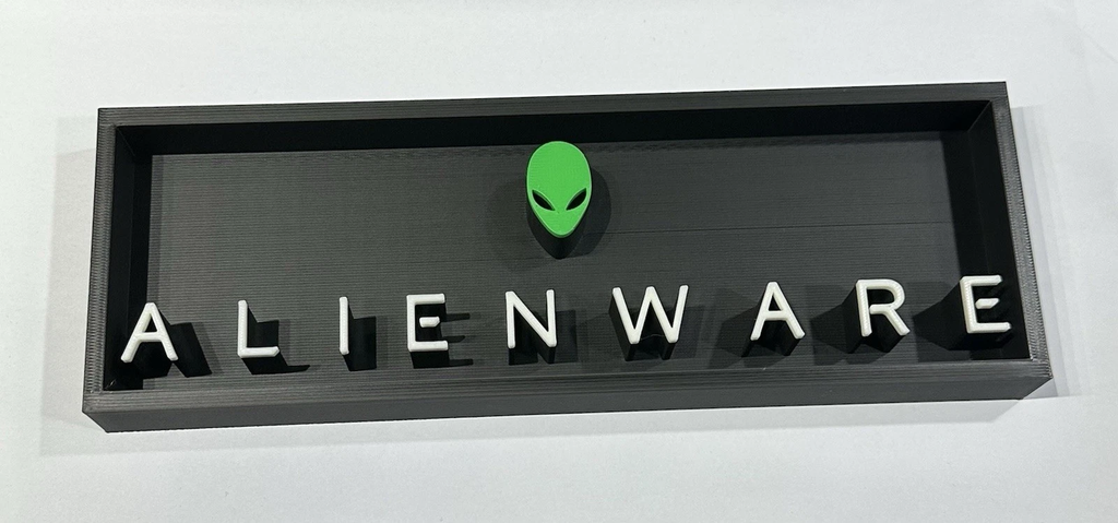 Decorative Alienware Gaming PC logo Sign Display Cinema s17.5cm Large 22cm