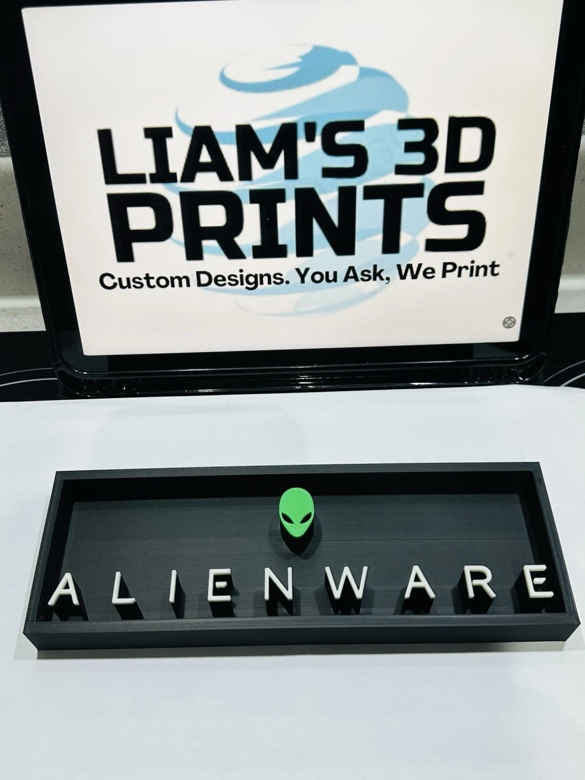 Decorative Alienware Gaming PC logo Sign Display Cinema s17.5cm Large 22cm