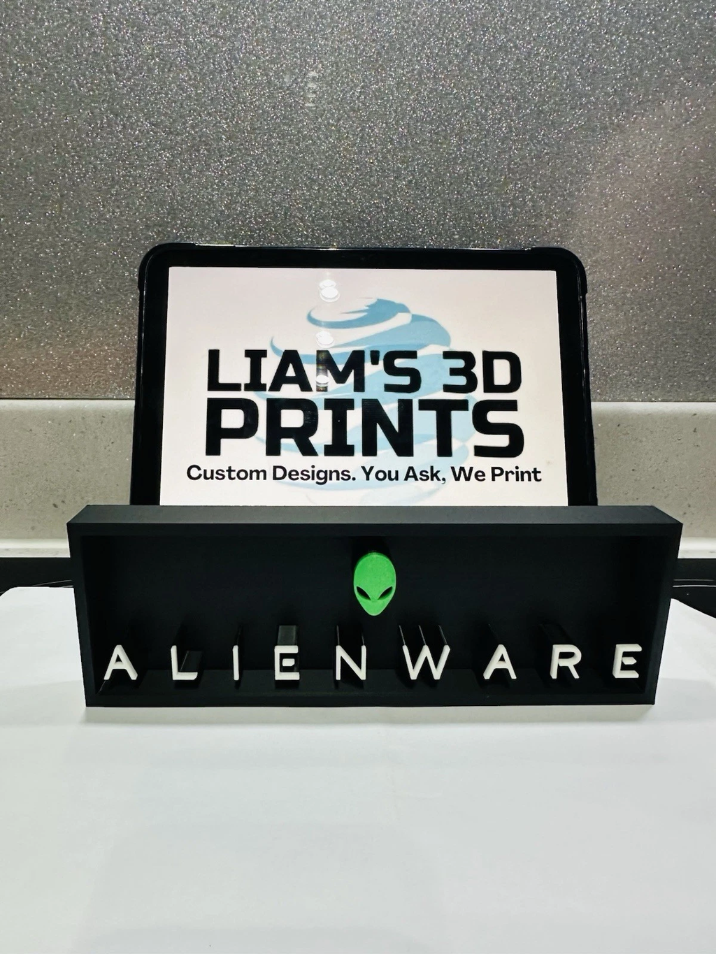 Decorative Alienware Gaming PC logo Sign Display Cinema s17.5cm Large 22cm