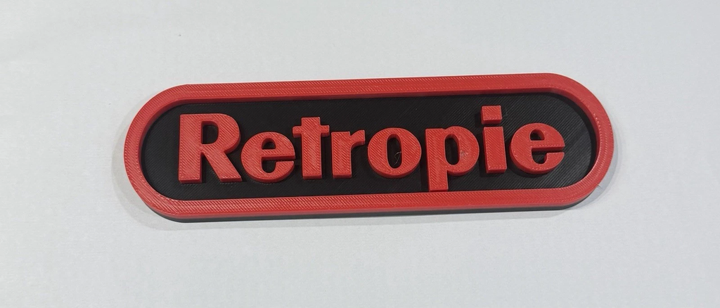 Decorative Retropie Gaming logo Sign Display Pops