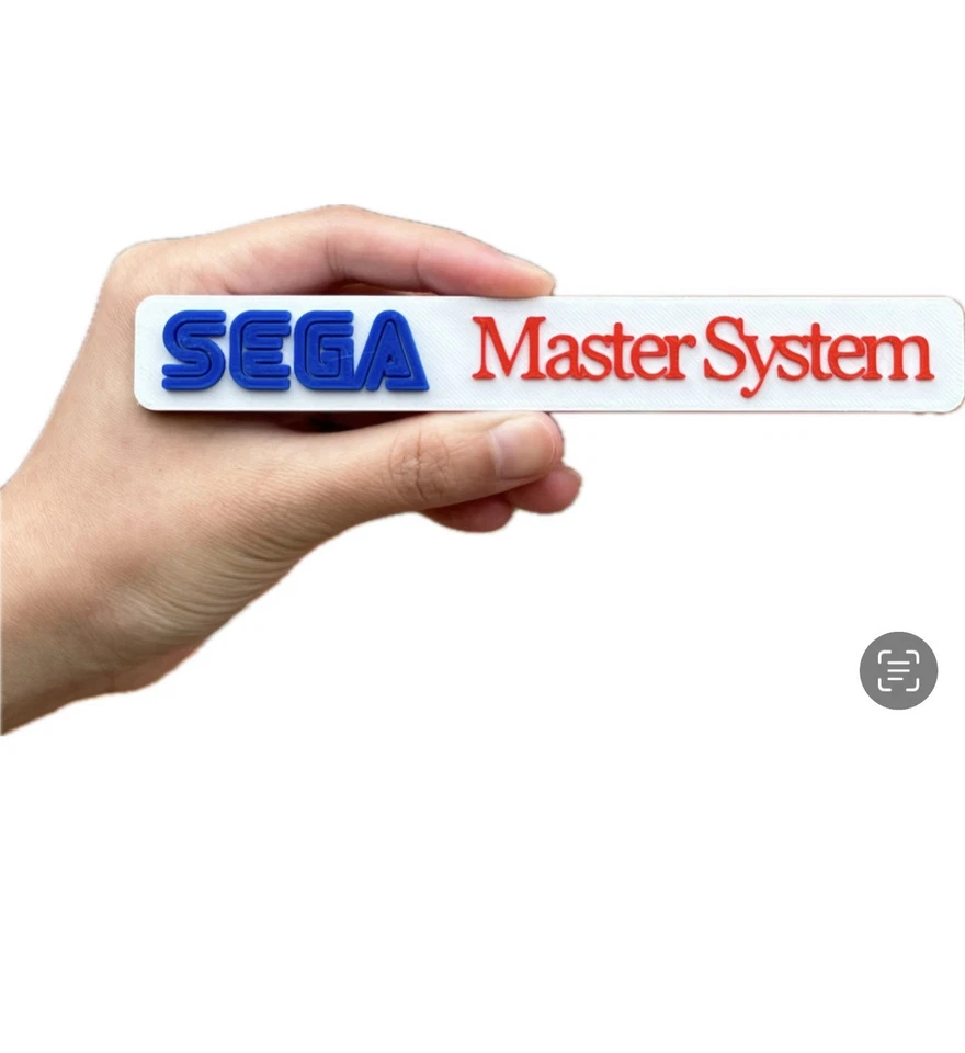 Decorative sega master system logo Sign Display two sizes small 16cm Large 25cm