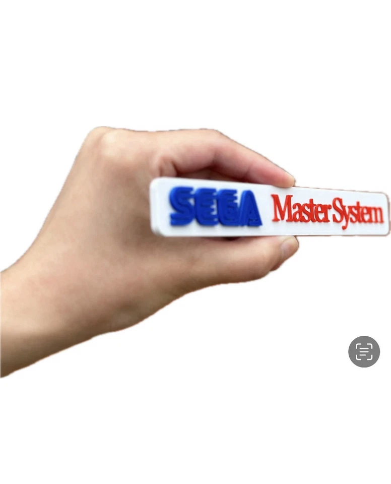Decorative sega master system logo Sign Display two sizes small 16cm Large 25cm