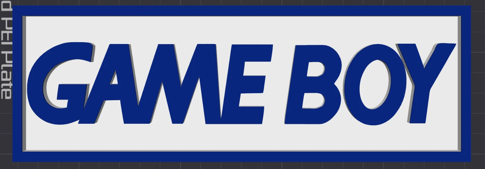 Decorative Game Boy logo Sign Display Cinema s 17.5cm L 22cm