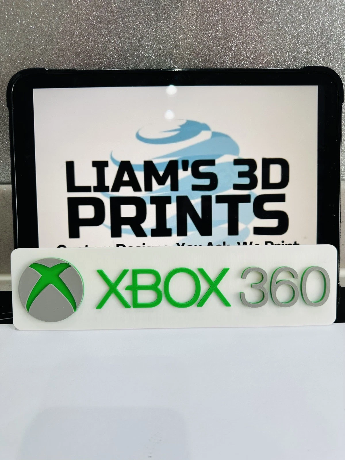Decorative Xbox 360 logo Sign Display two sizes small 16cm L 25cm