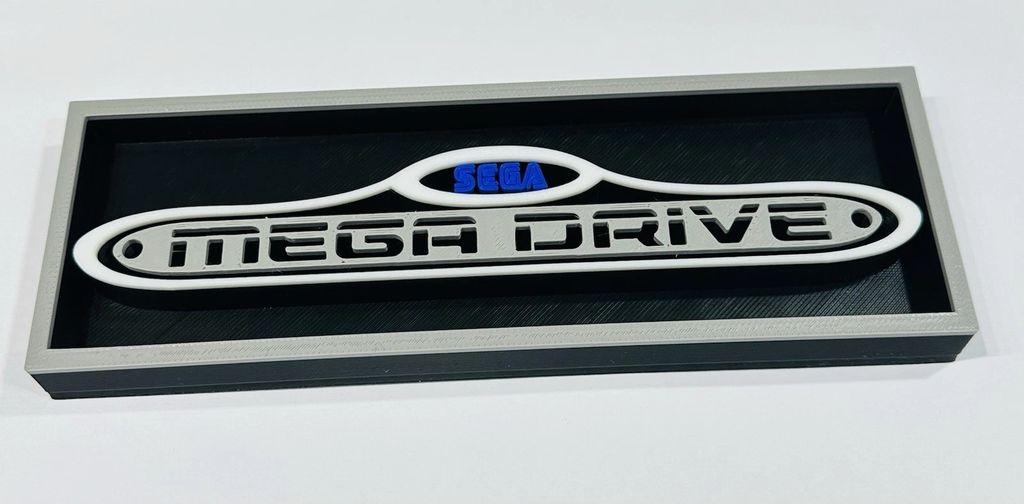 Decorative Sega Mega Drive logo Sign Display Cinema small 17.5cm Large 22cm