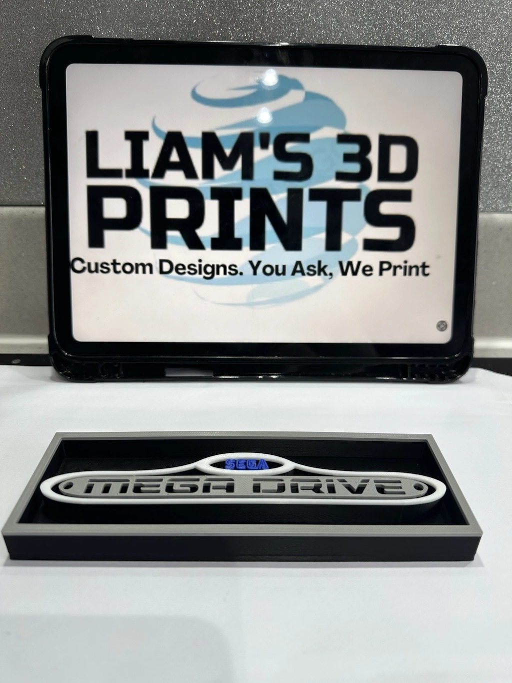 Decorative Sega Mega Drive logo Sign Display Cinema small 17.5cm Large 22cm