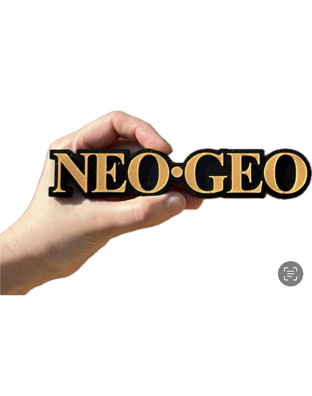 Decorative Neo geo neo.geo logo Sign Display two sizes small 16cm L 25cm