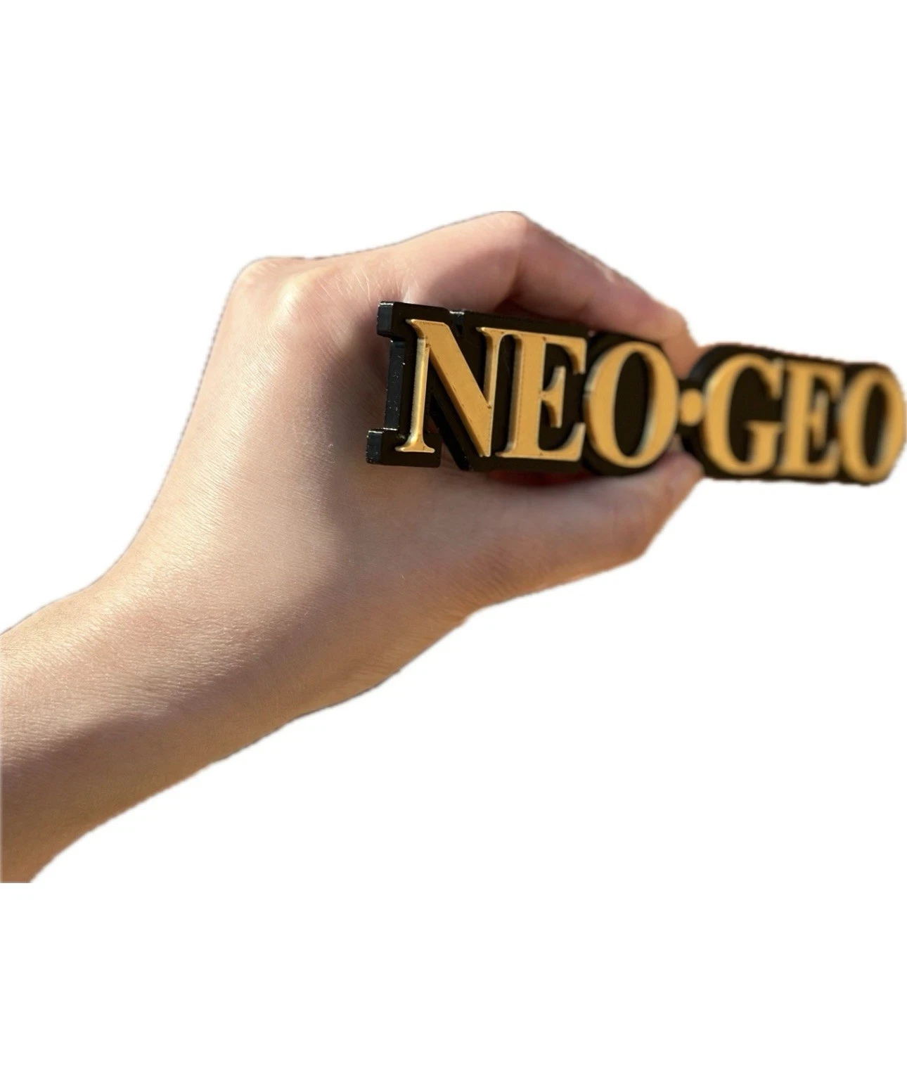 Decorative Neo geo neo.geo logo Sign Display two sizes small 16cm L 25cm