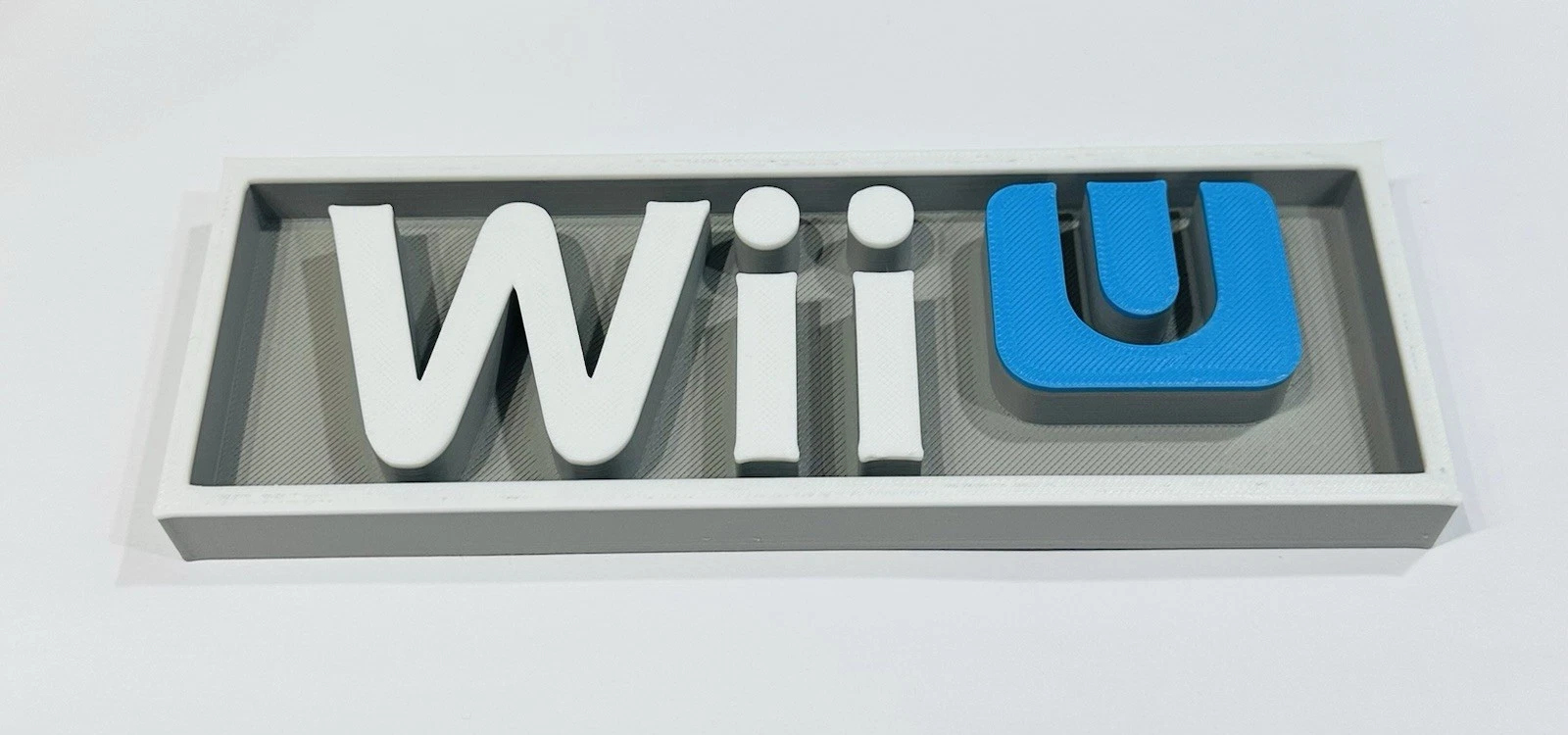 Decorative Wii U logo Sign Display Cinema small 17.5cm Large 22cm