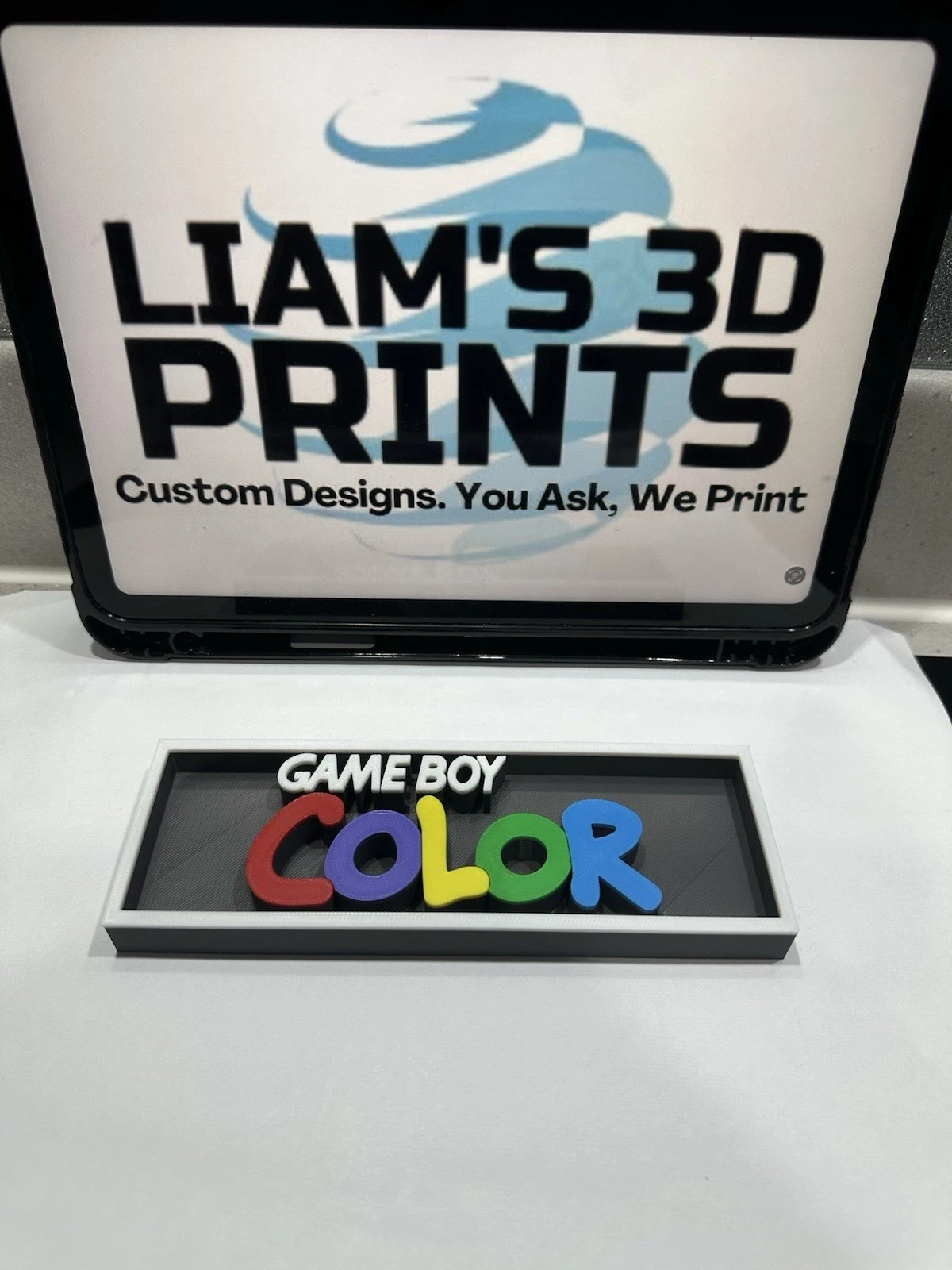 Decorative Game Boy Color Colour logo Sign Display Cinema s17.5cm Large 22cm