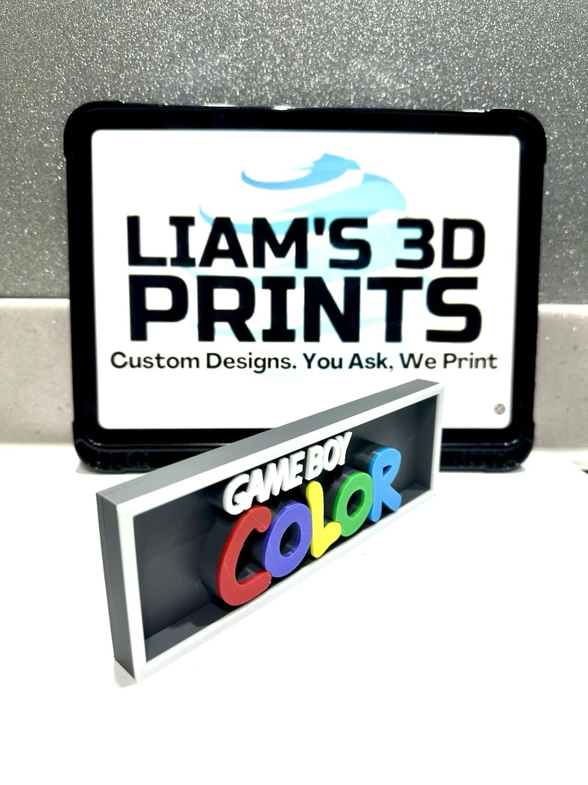 Decorative Game Boy Color Colour logo Sign Display Cinema s17.5cm Large 22cm