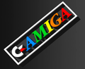 Decorative Commodore Amiga logo Sign Display Cinema s17.5cm Large 22cm