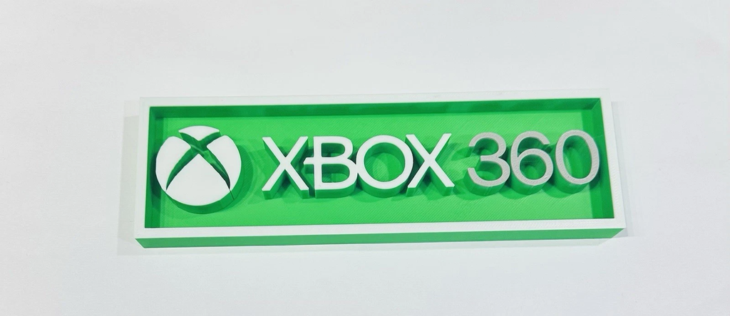 Decorative Xbox 360 logo Sign Display Cinema small 17.5cm Large 22cm