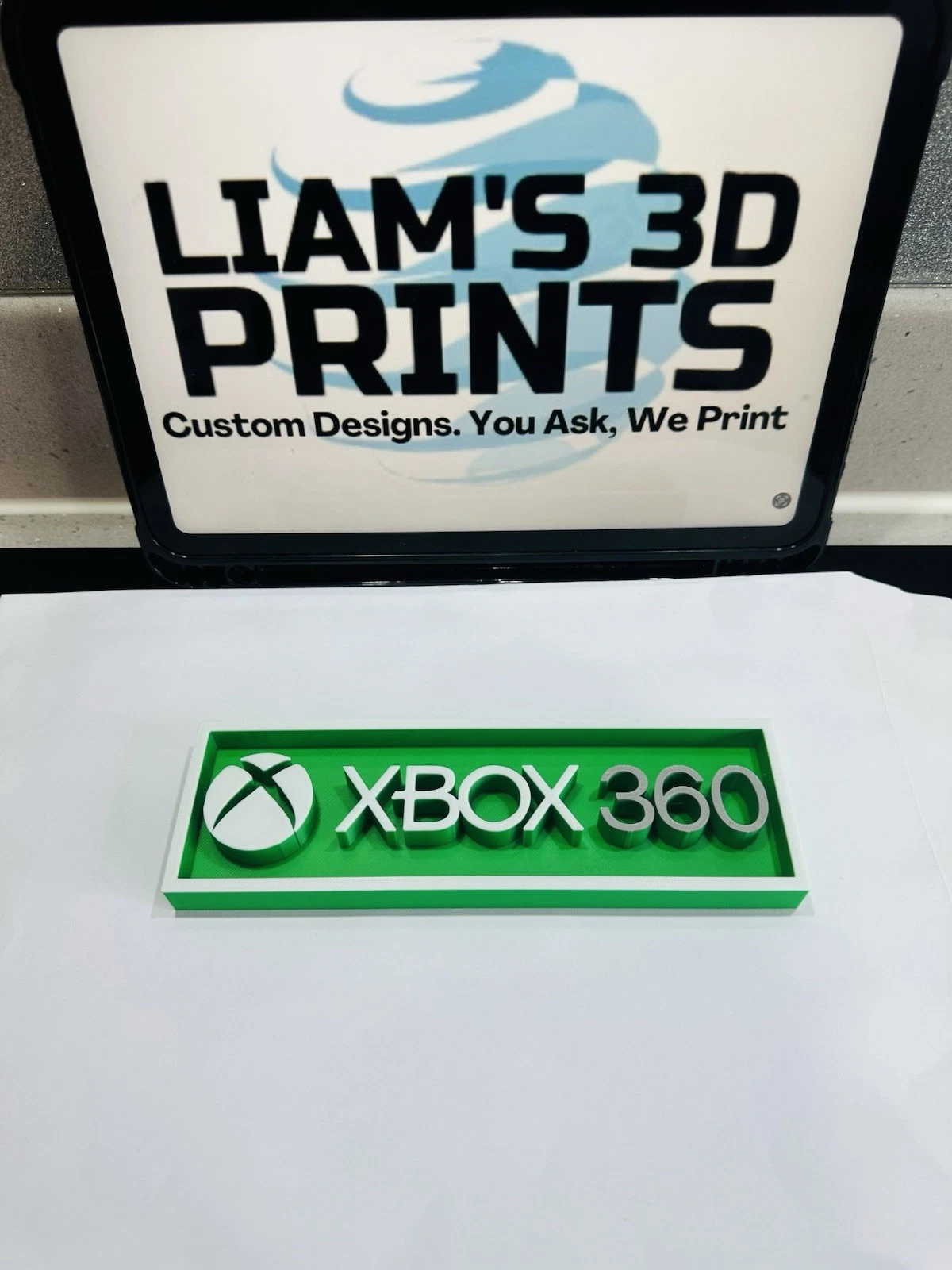 Decorative Xbox 360 logo Sign Display Cinema small 17.5cm Large 22cm