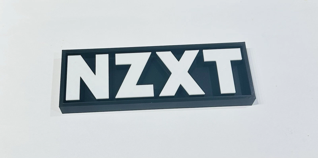 Decorative NZXT Gaming PC logo Sign Display Cinema s17.5cm Large 22cm