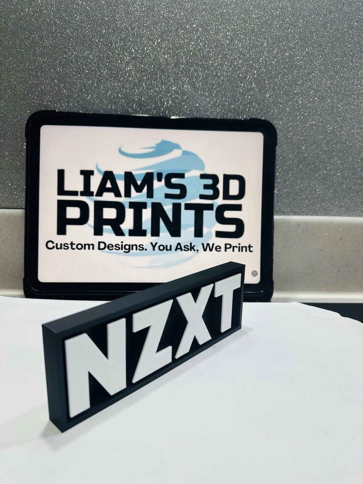 Decorative NZXT Gaming PC logo Sign Display Cinema s17.5cm Large 22cm