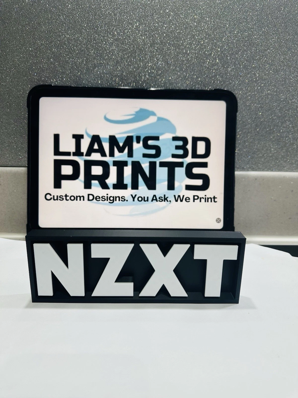Decorative NZXT Gaming PC logo Sign Display Cinema s17.5cm Large 22cm