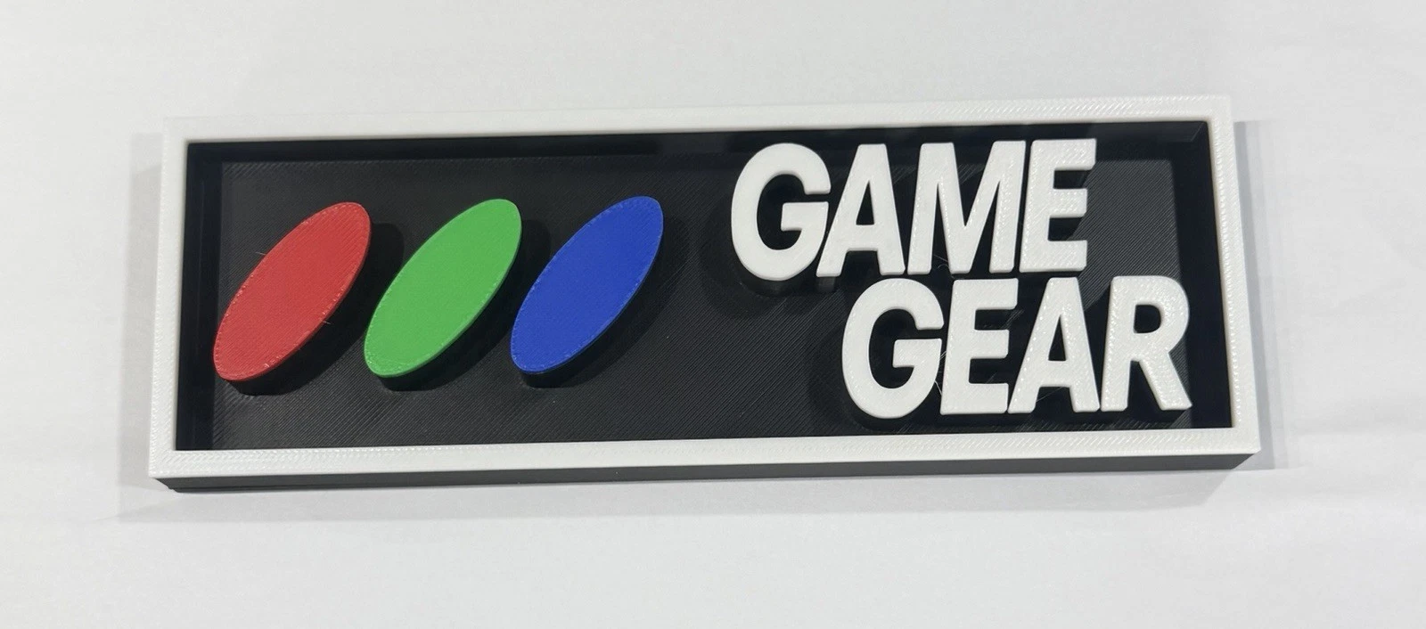 Decorative SEGA Game Gear logo Sign Display Cinema s17.5cm Large 22cm