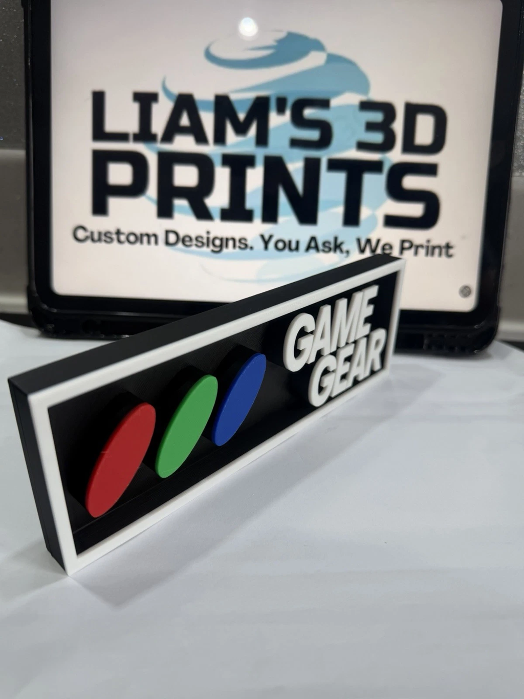 Decorative SEGA Game Gear logo Sign Display Cinema s17.5cm Large 22cm
