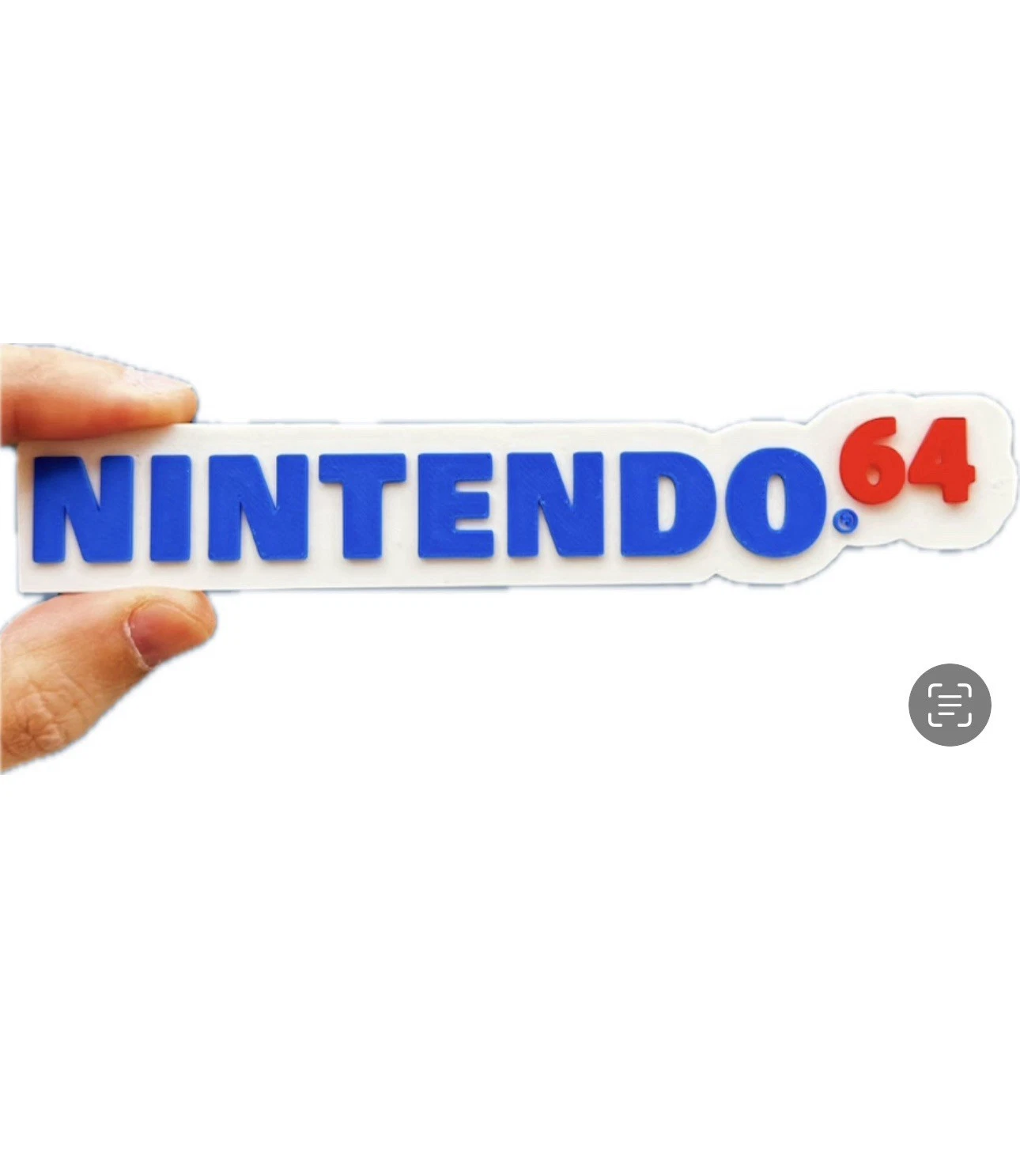 Decorative Nintendo 64 N64 logo Sign Display two sizes small 16cm Large 25cm