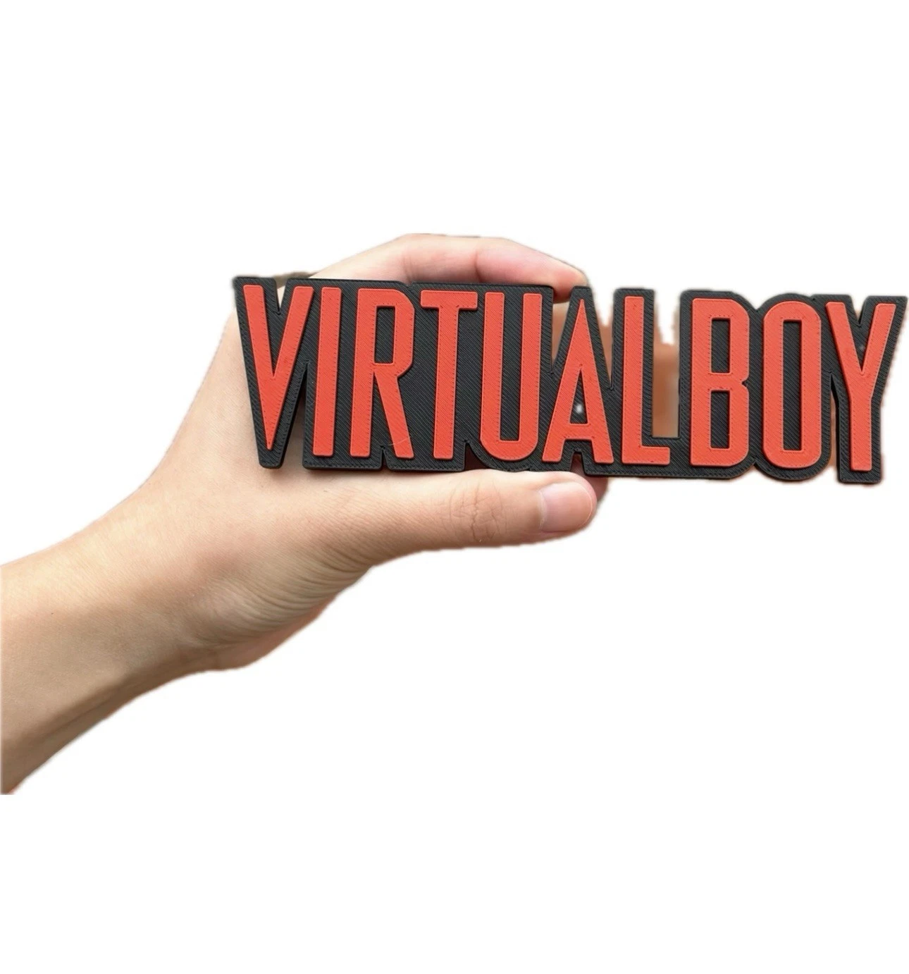 Decorative Nintendo Virtual boy logo Sign Display two sizes small 16cm L 25cm