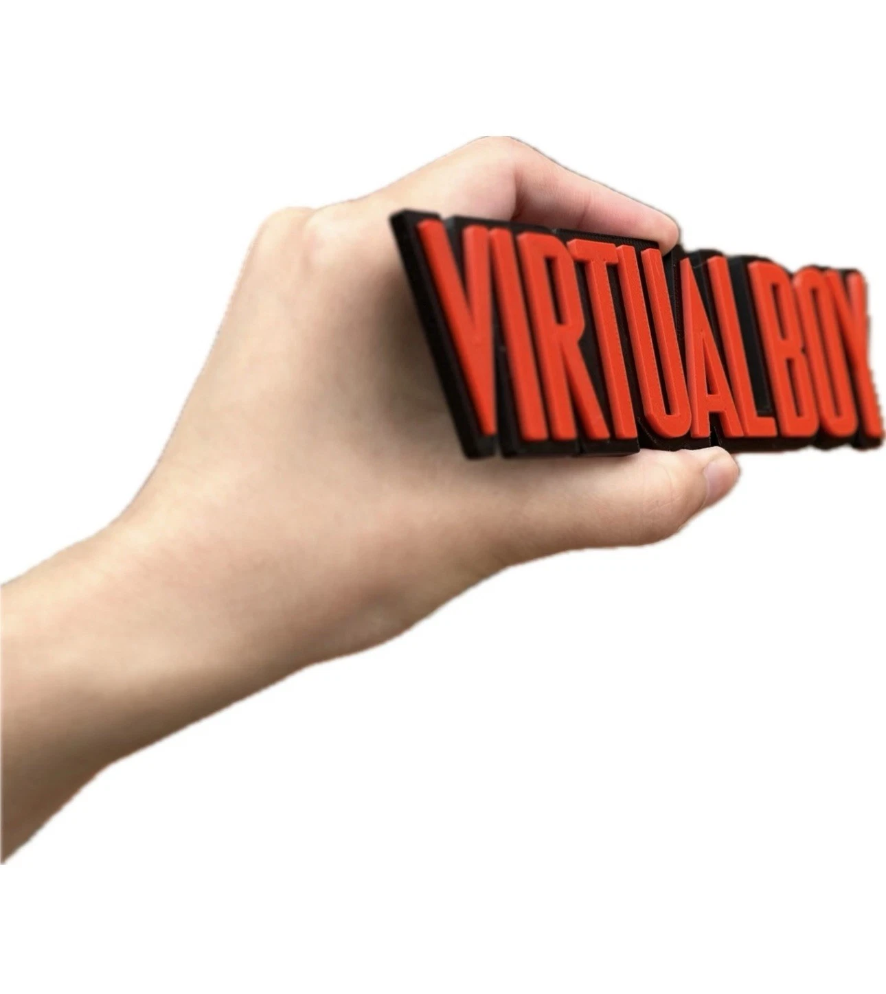 Decorative Nintendo Virtual boy logo Sign Display two sizes small 16cm L 25cm