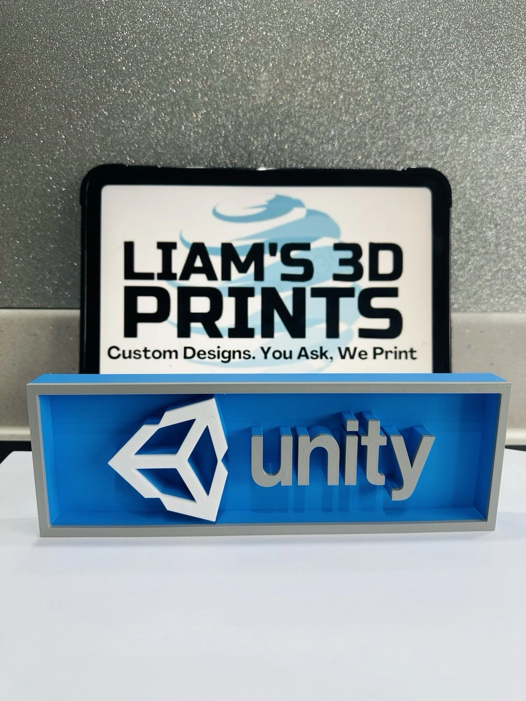 Decorative Unity logo Sign Display Cinema small 17.5cm Large 22cm