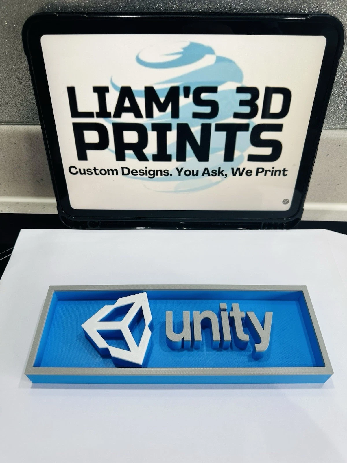 Decorative Unity logo Sign Display Cinema small 17.5cm Large 22cm