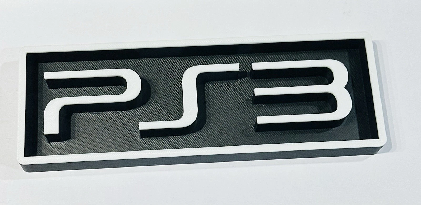 Decorative PS3 PlayStation 3 Box Sign Shelf Logo Display Sign Gaming 2 Sizes