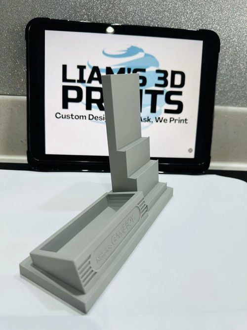 3D Printed Game Boy Stand With Games Stand Display