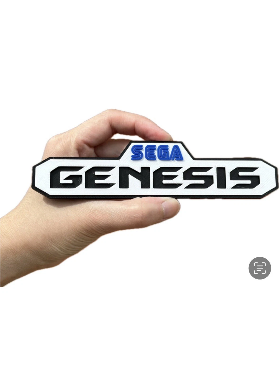 Decorative Sega Genesis logo Sign Display two sizes small 16cm L 25cm