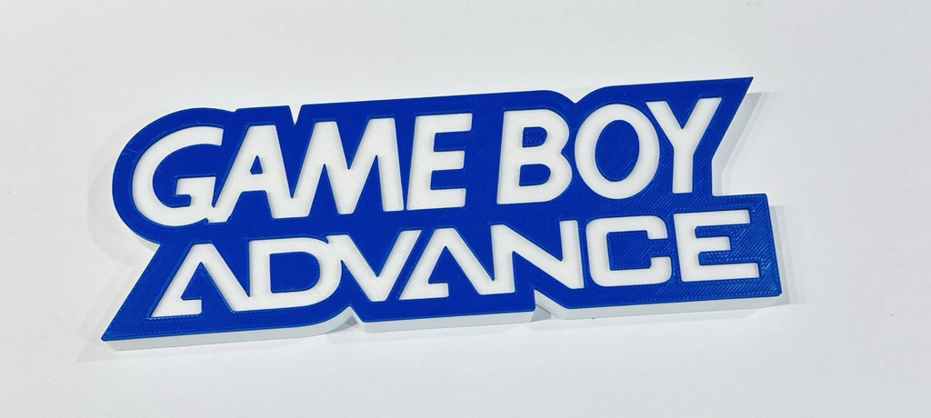 Decorative Original Game Boy Advance GBA Console Gaming logo Retro Sign Display