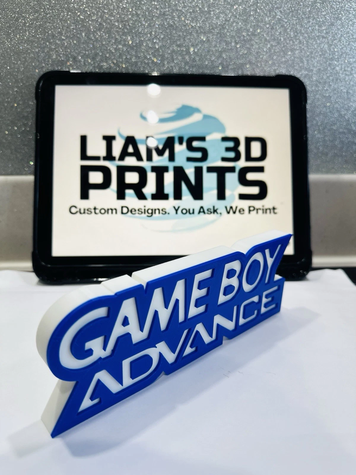 Decorative Original Game Boy Advance GBA Console Gaming logo Retro Sign Display