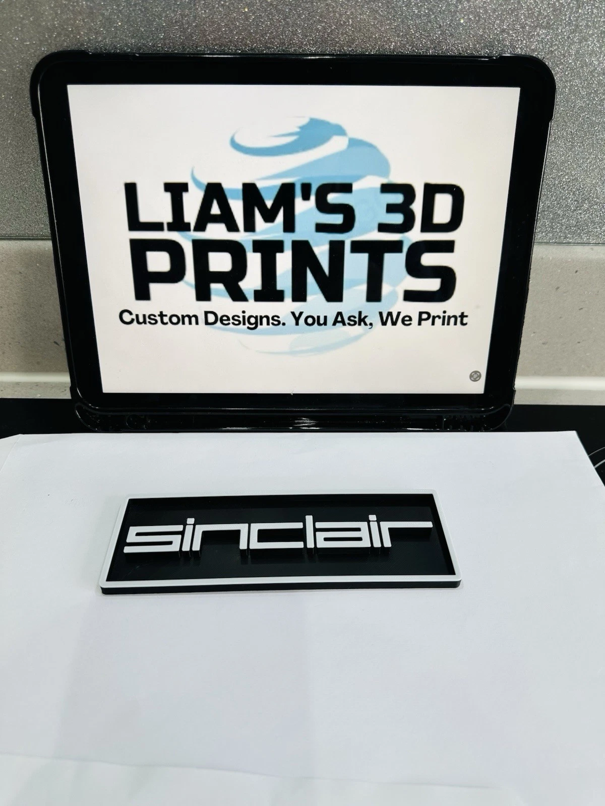 Decorative Sinclair logo Sign Display Room