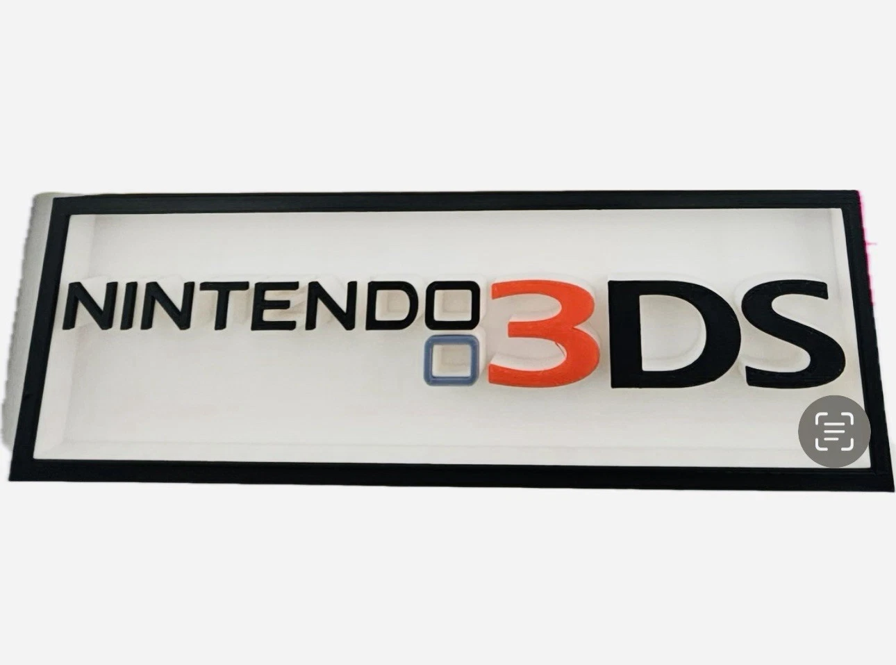 Decorative Nintendo 3DS logo Sign Display Cinema small 17.5cm Large 22cm