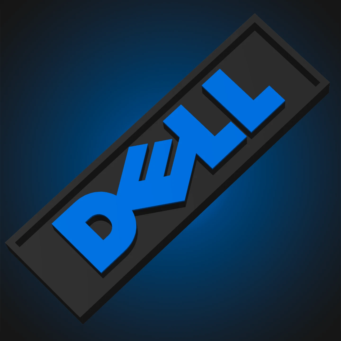 Decorative Dell Gaming PC logo Sign Display Cinema s17.5cm Large 22cm