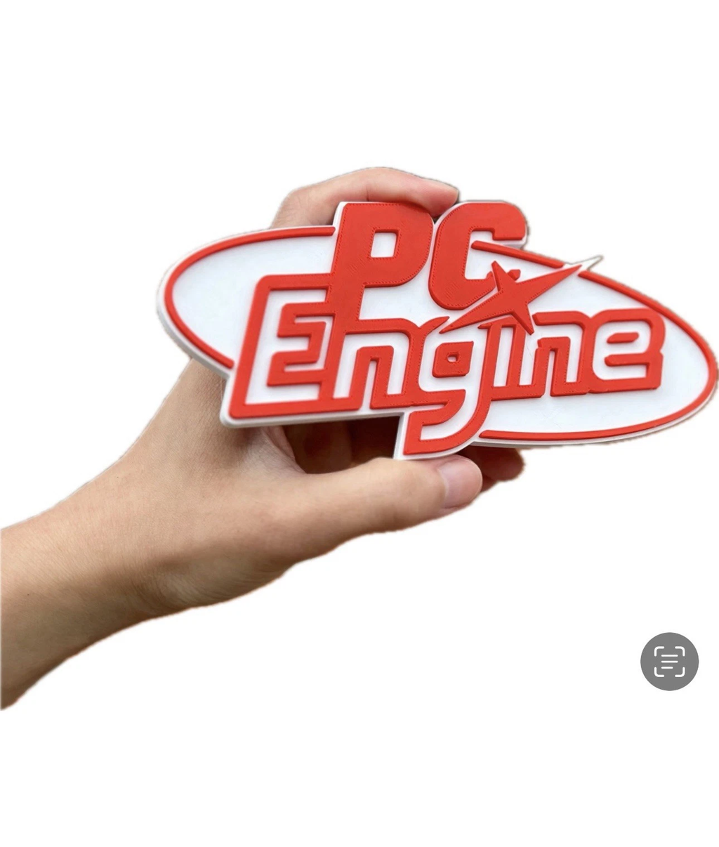 Decorative PC Engine logo Sign Display small 16cm L 25cm