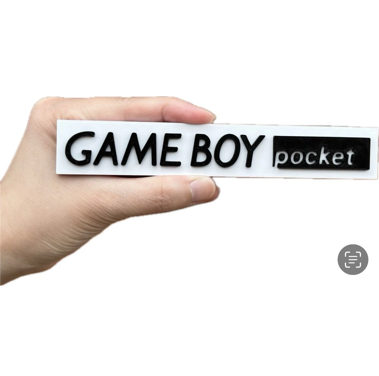 Decorative Nintendo Game boy Pocket GBP logo Sign Display small 16cm L 25cm