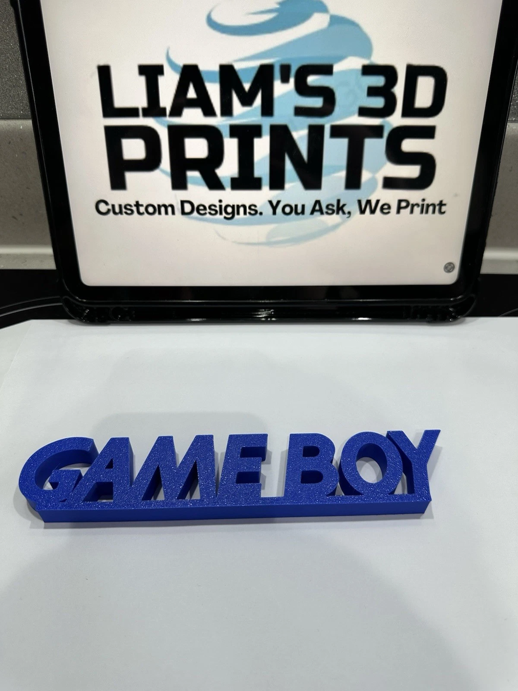 Decorative Nintendo Game Boy Stand logo Sign Display Room