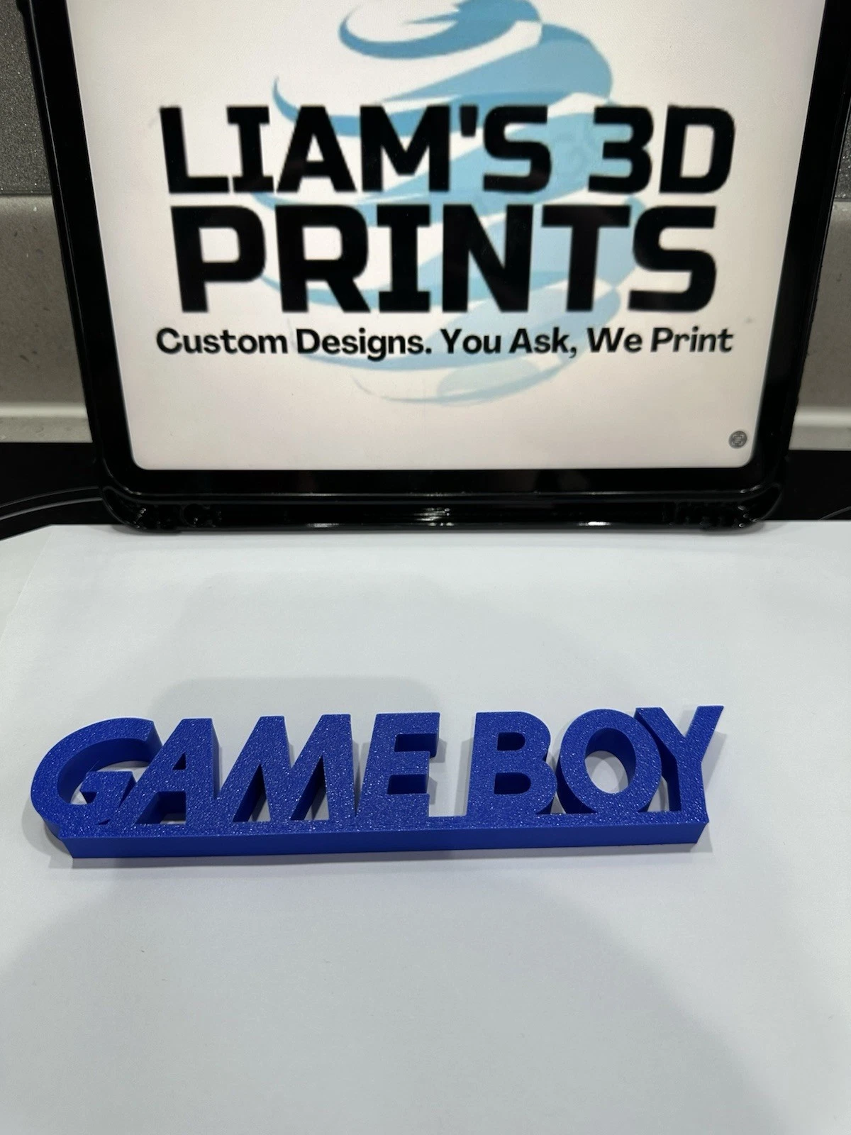 Decorative Nintendo Game Boy Stand logo Sign Display Room
