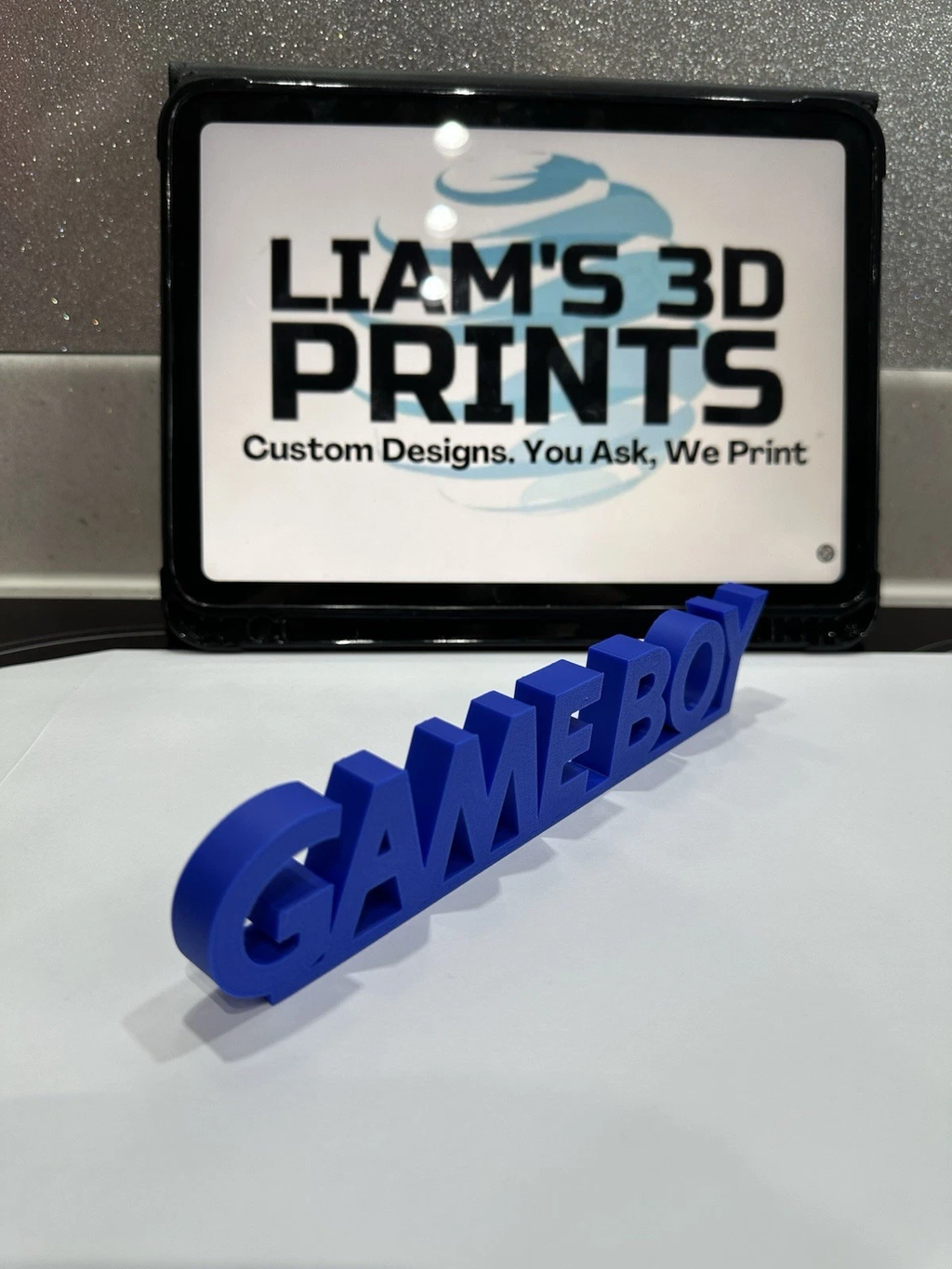 Decorative Nintendo Game Boy Stand logo Sign Display Room