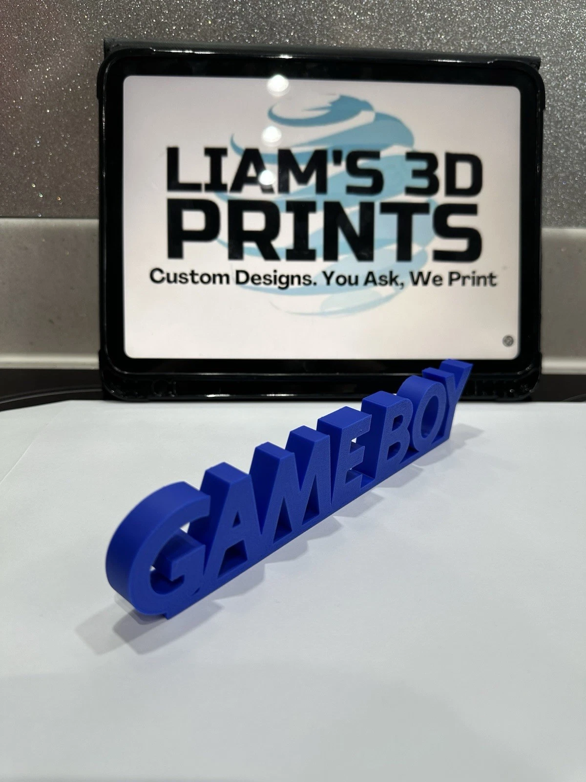 Decorative Nintendo Game Boy Stand logo Sign Display Room