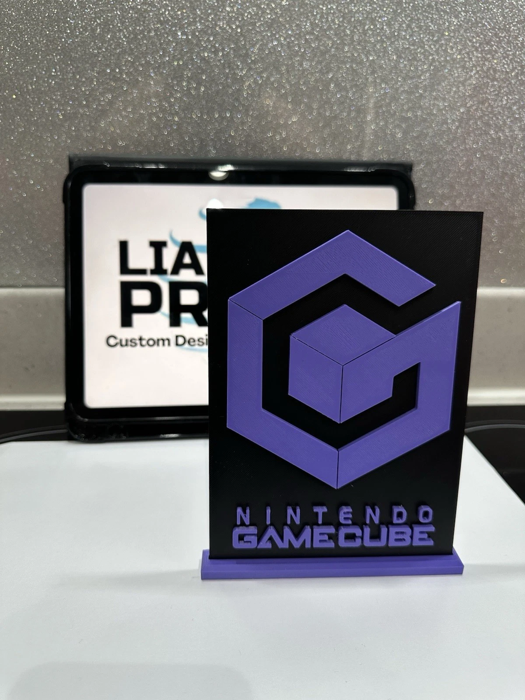 Decorative Nintendo GameCube with Stand logo Sign Display Room Advertising