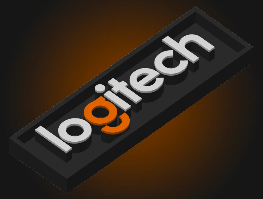 Decorative Logitech Gaming PC logo Sign Display Cinema s17.5cm Large 22cm