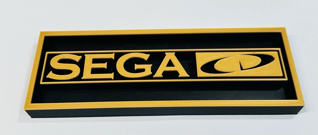 Decorative SEGA CD logo Sign Display Cinema small 17.5cm Large 22cm