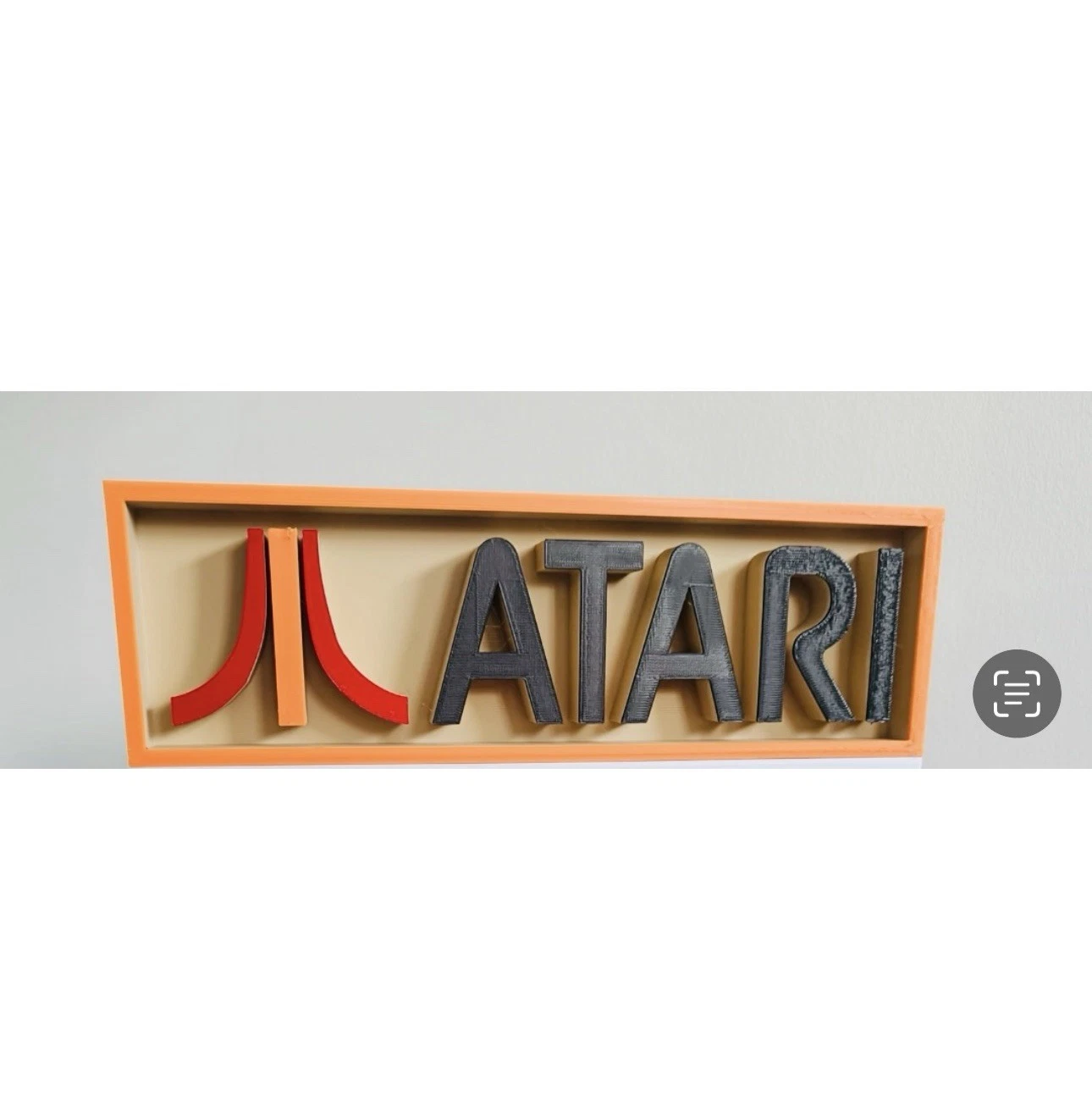 Decorative Atari logo Sign Display Cinema small 17.5cm Large 22cm