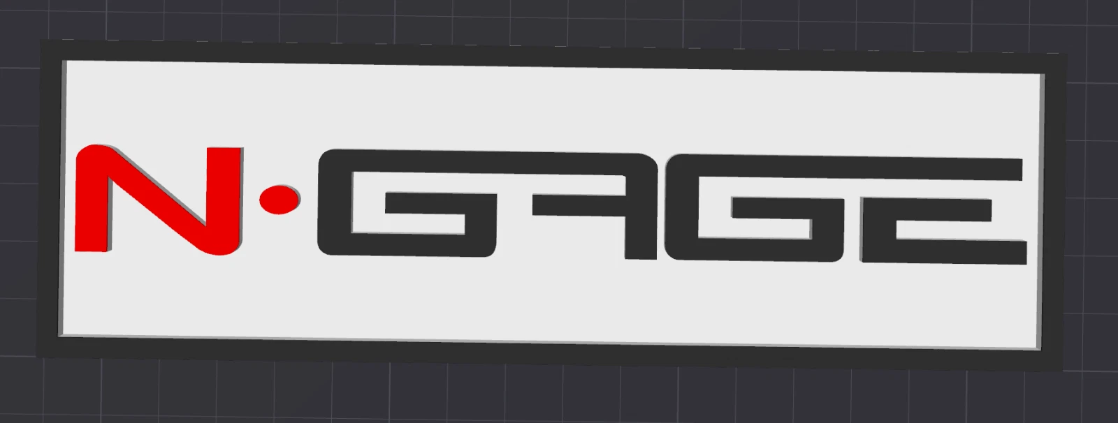 Decorative n-gage logo Sign Display Cinema small 17.5cm Large 22cm